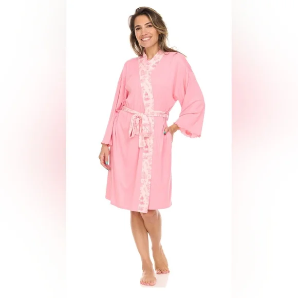 Flora Nikrooz 2-Piece Sleep Dress and Robe Set - Picture 4 of 6